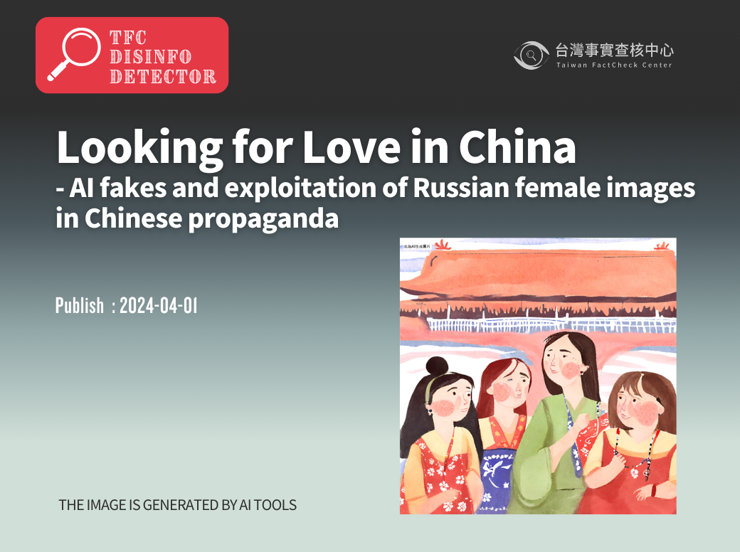 Looking for Love in China – AI fakes and exploitation of Russian female images in Chinese propaganda